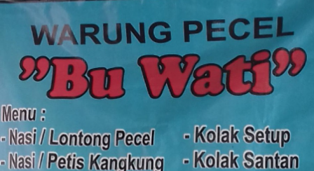Warung Pecel Bu Wati