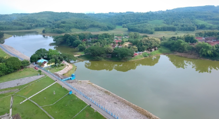 Drone View Waduk Tempuran