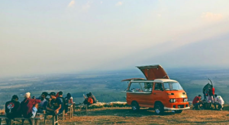 Pemandangan di Jati Pohon Indah Purwodadi