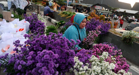 pasar bunga bandungan