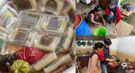 Namanya bikin penasaran, ternyata Tetek Melek adalah jajanan tradisional khas Desa Keji, Kabupaten Semarang! ?? Dibuat dari singkong, gula jawa, dan g